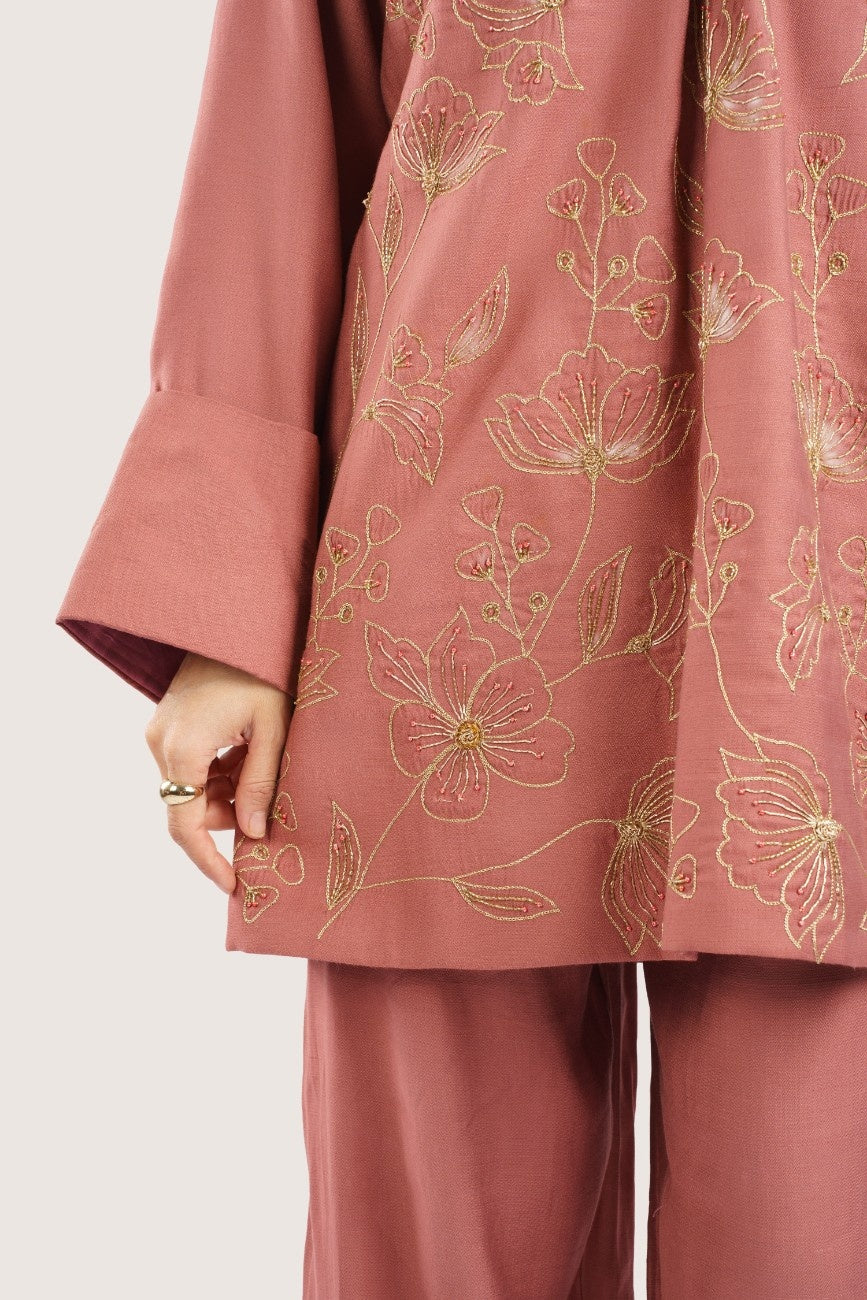 Mehka Hand Embroidered Co-ord set