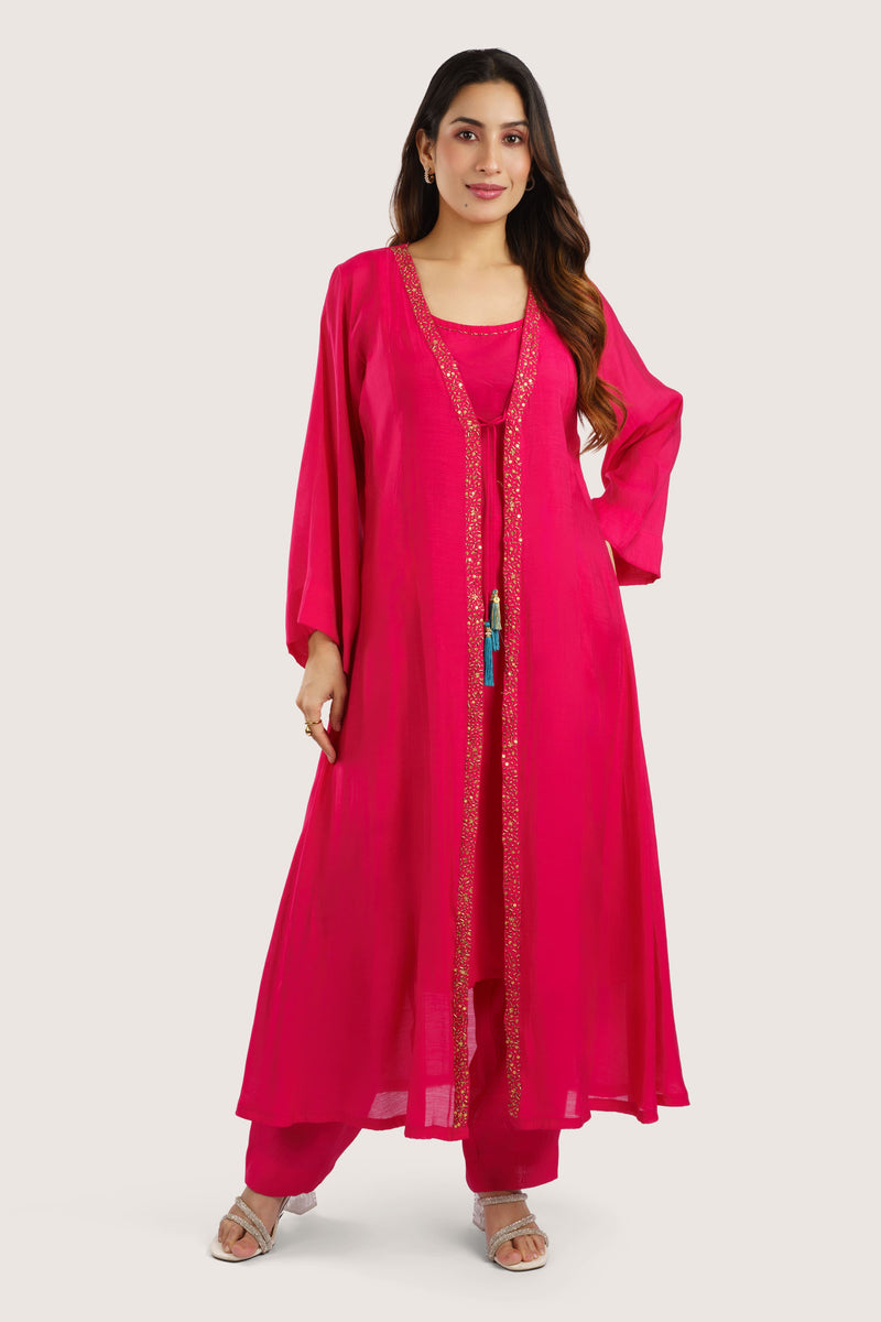 Kali Pink Three-Piece Set