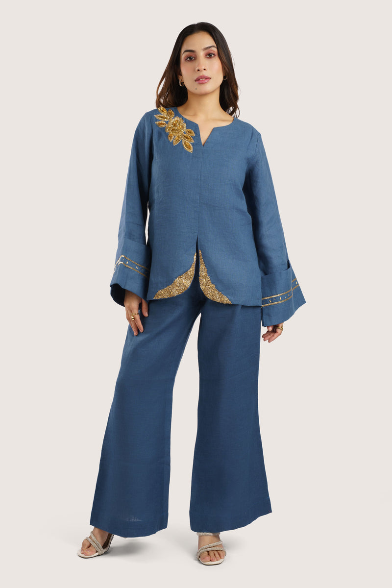 Nazakaat – Pure Linen Co-ord Set