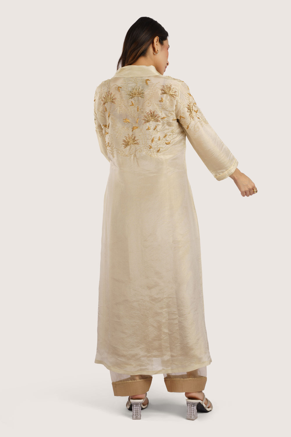 Meher – Pure Tissue Handworked Kurta Set