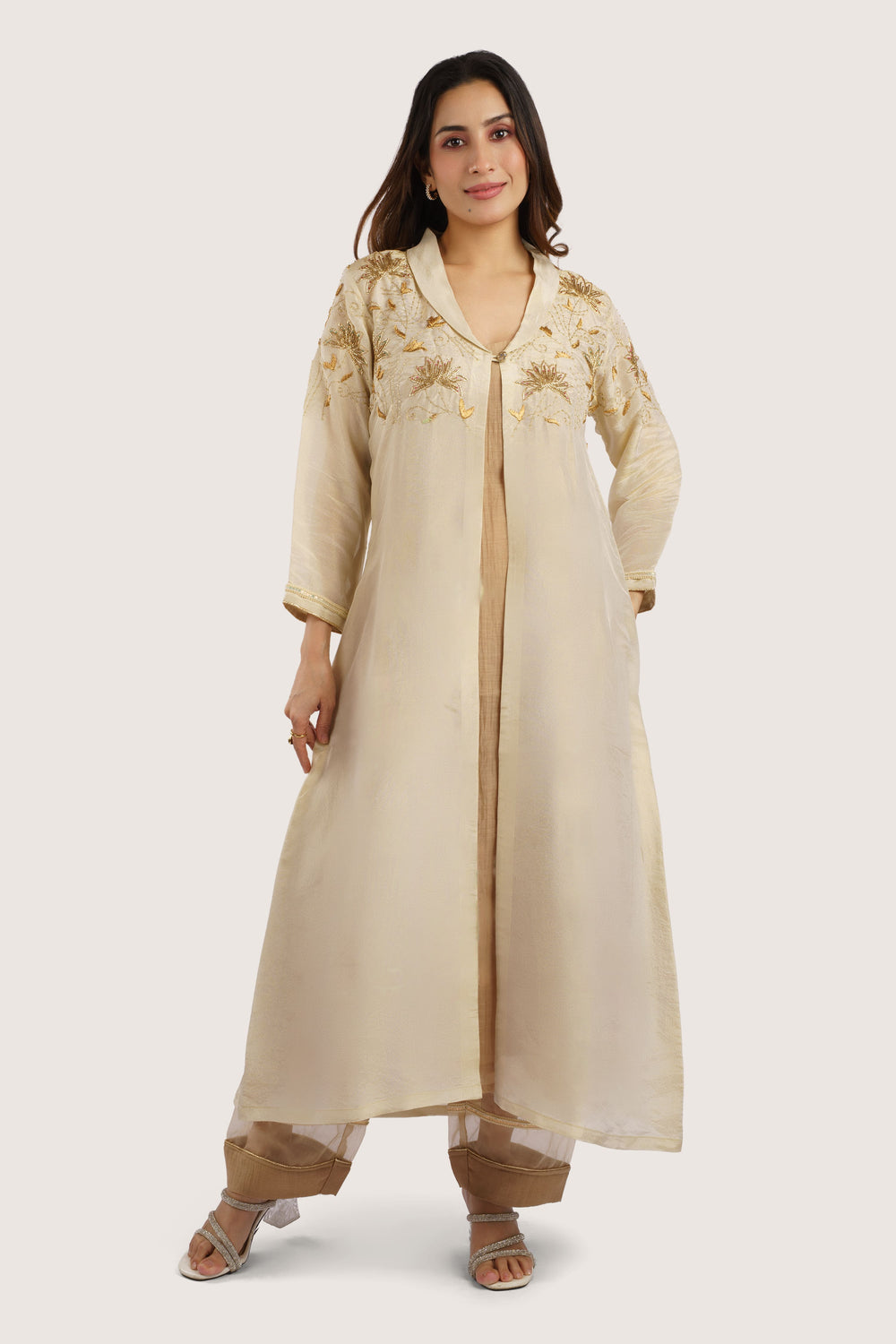 Meher – Pure Tissue Handworked Kurta Set