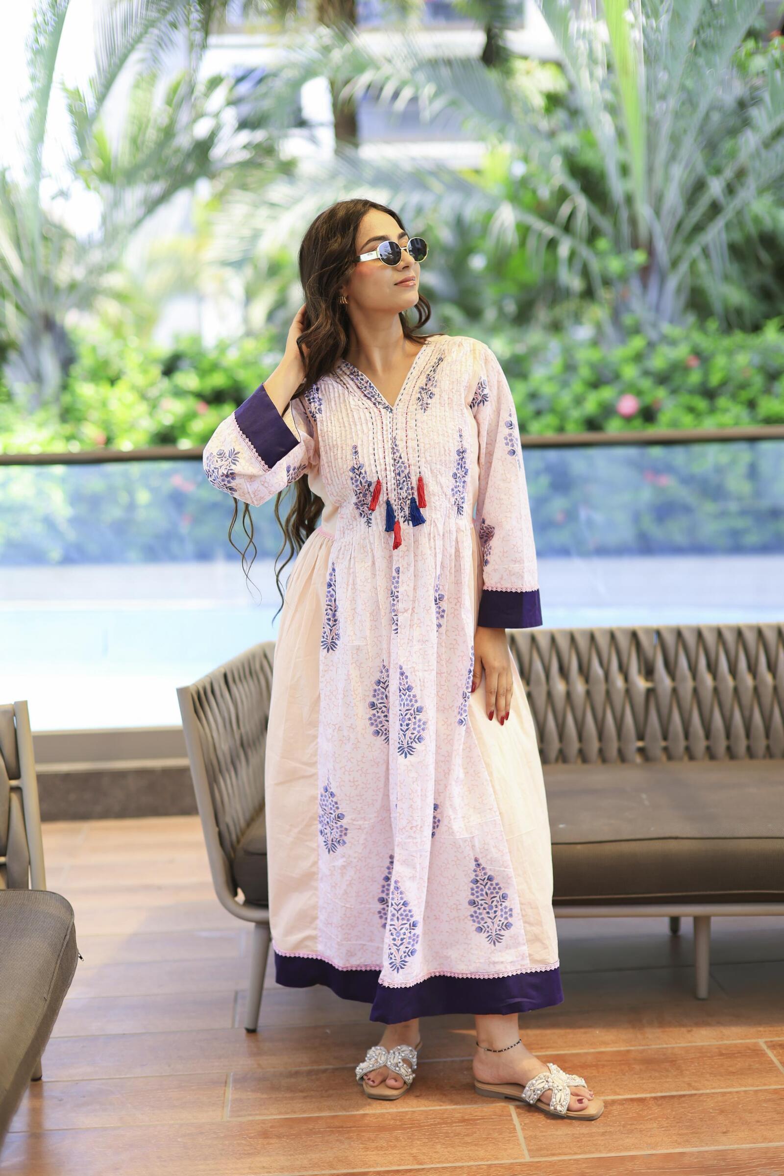 The Omna Gulpehar Jaipur Women Kurta Set