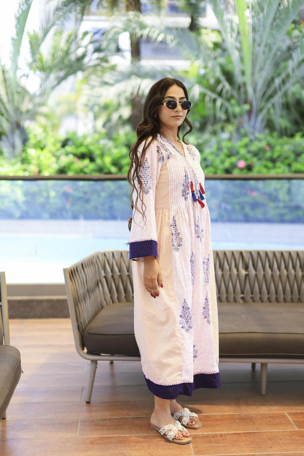 The Omna Gulpehar Jaipur Women Kurta Set