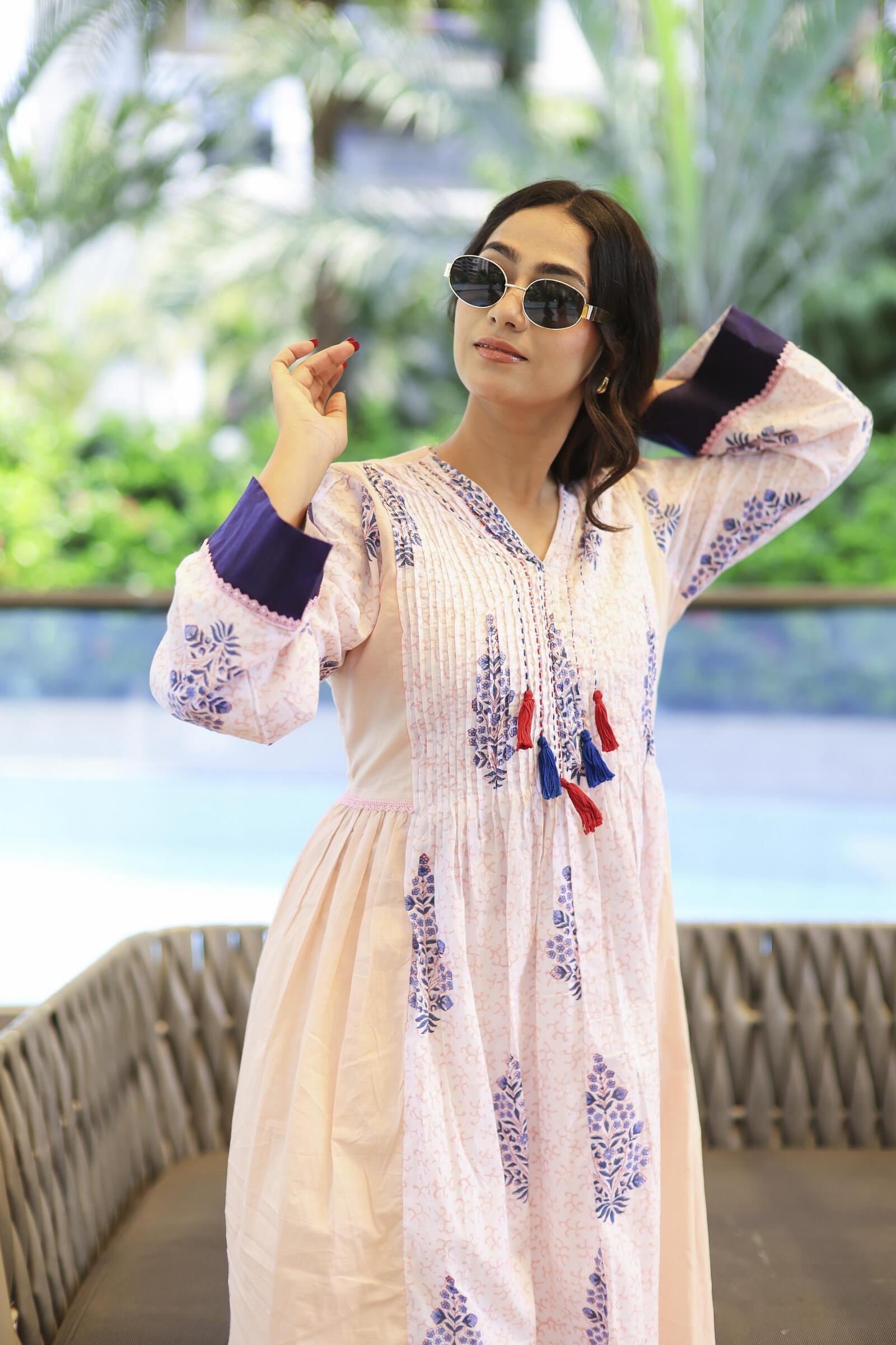 The Omna Gulpehar Jaipur Women Kurta Set