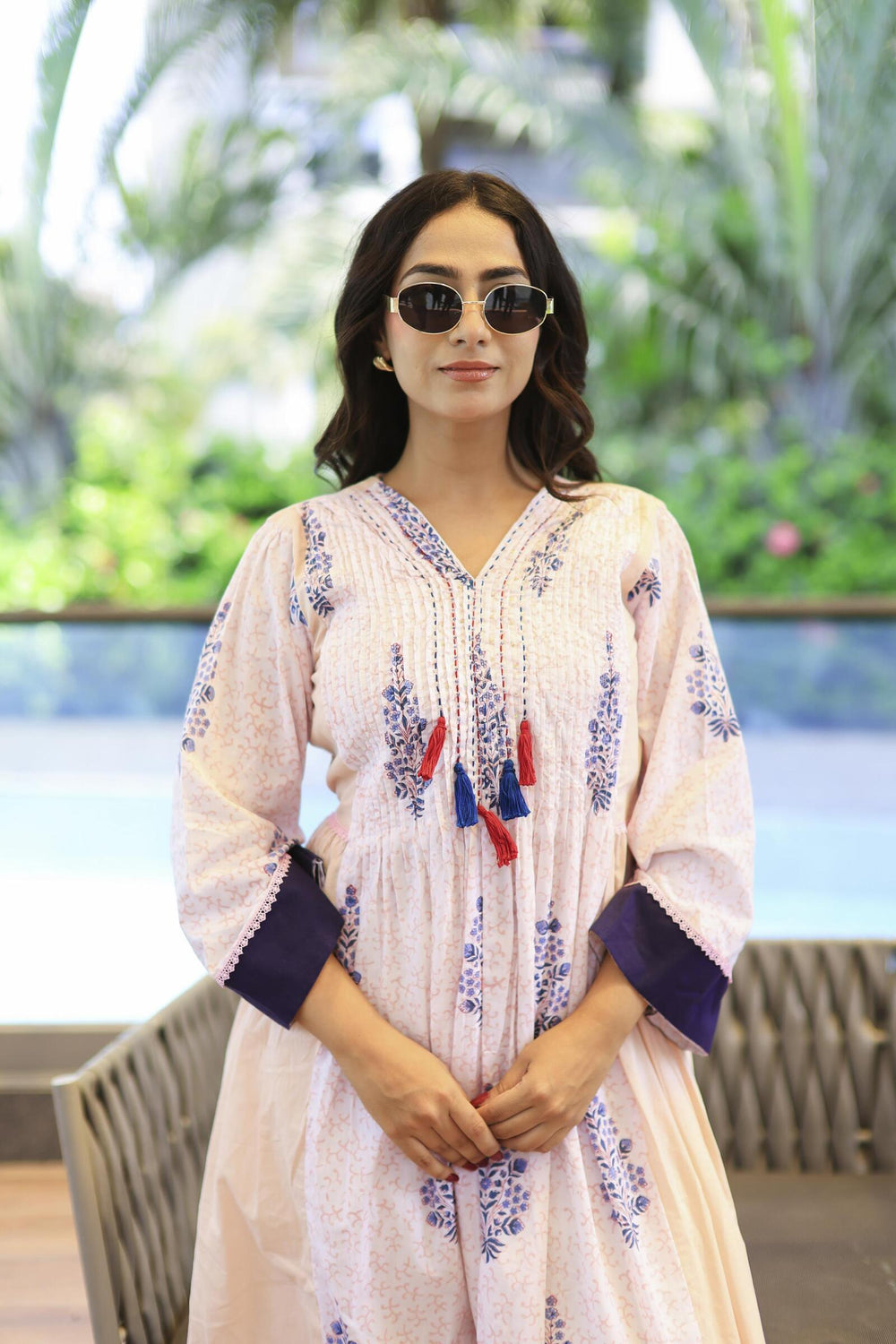The Omna Gulpehar Jaipur Women Kurta Set