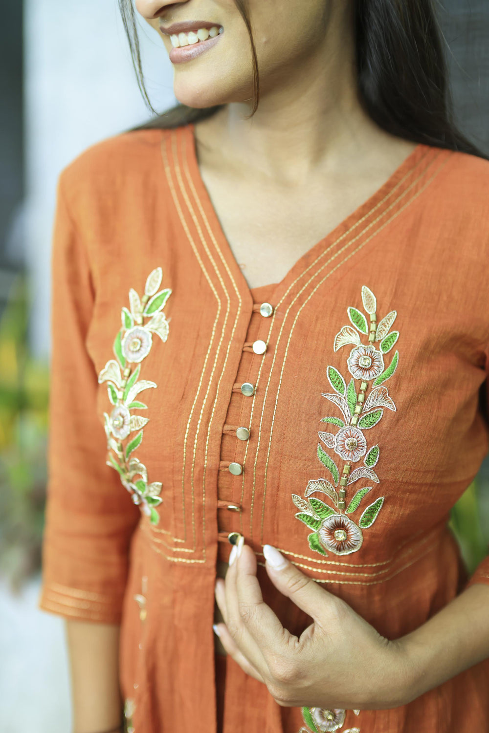 The Omna Women Zareen Vanya Peplum set
