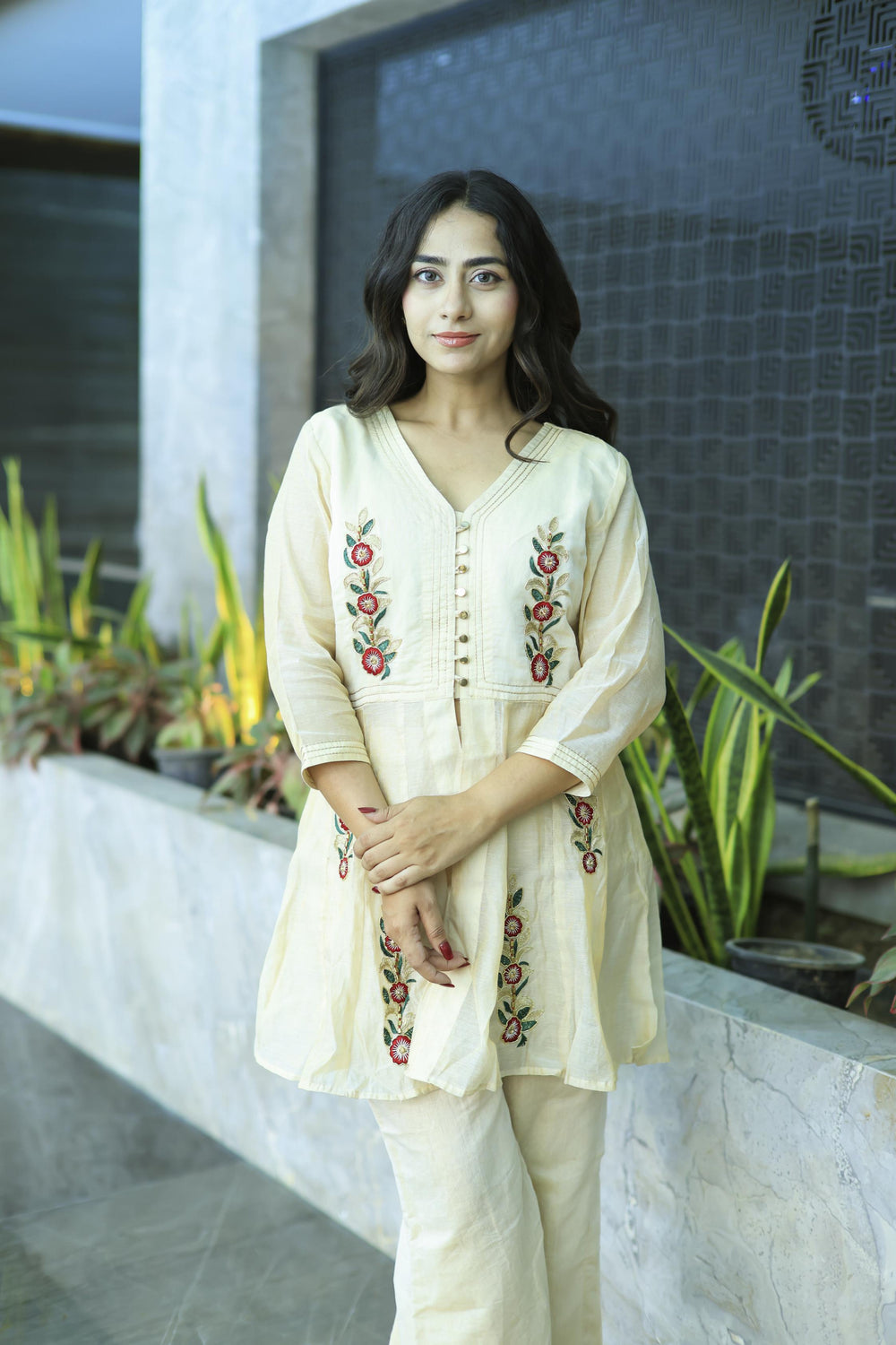 The Omna Women  Zareen modaal Kurta