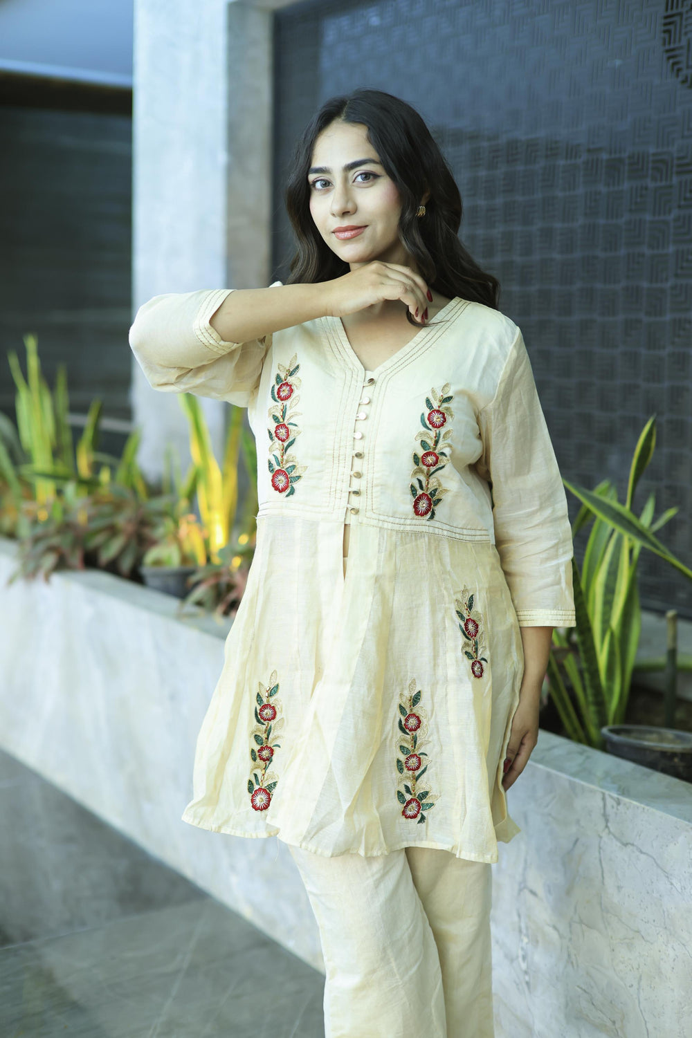 The Omna Women  Zareen modaal Kurta