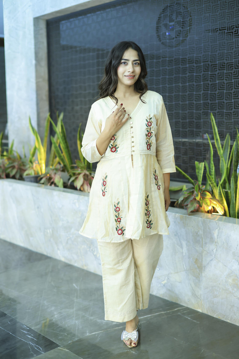 The Omna Women  Zareen modaal Kurta