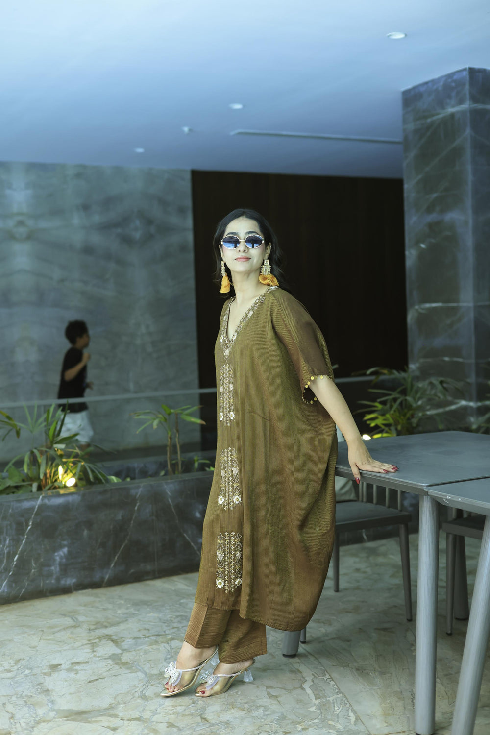 The Omna Women Noor Kaftan Set