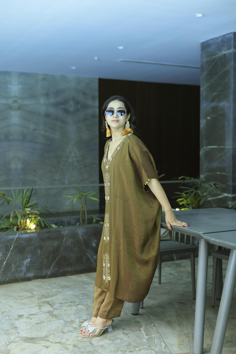 The Omna Women Noor Kaftan Set