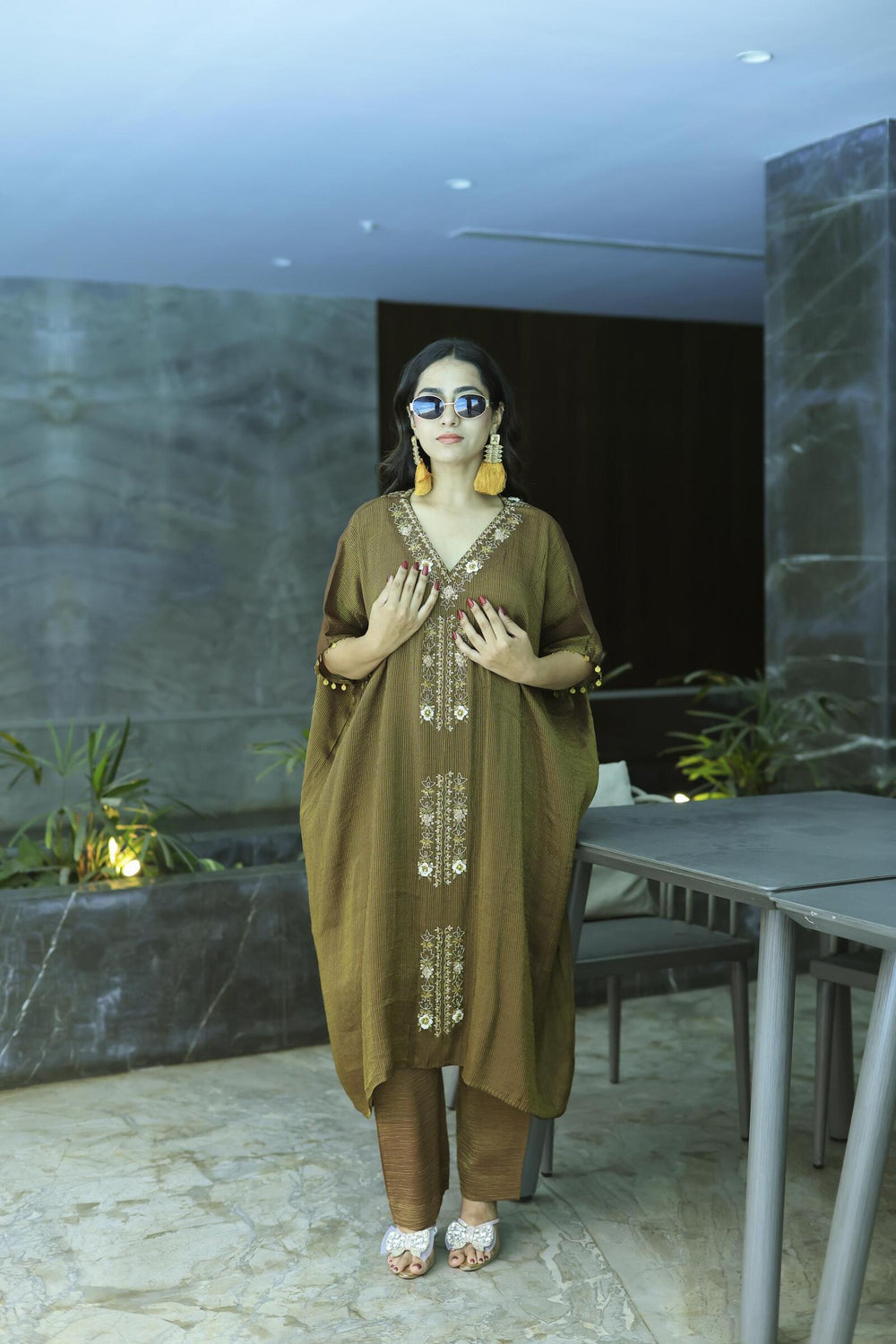The Omna Women Noor Kaftan Set