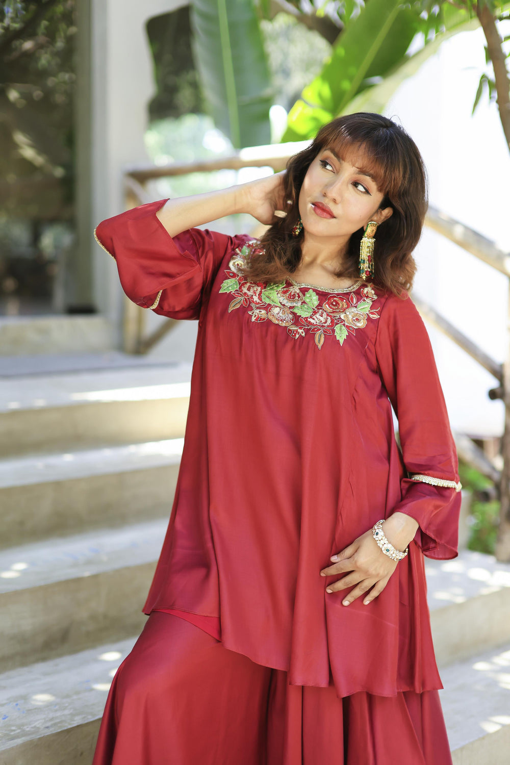 The Omna Women Zaria flare set