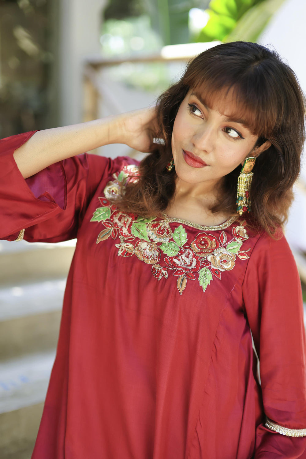 The Omna Women Zaria flare set