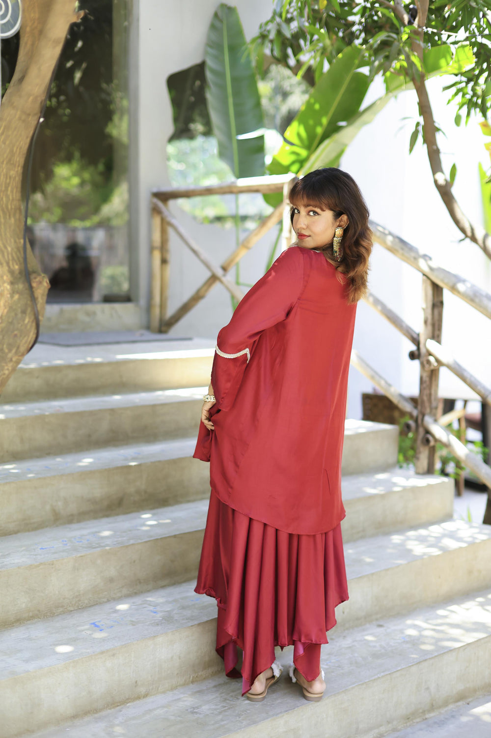 The Omna Women Zaria flare set