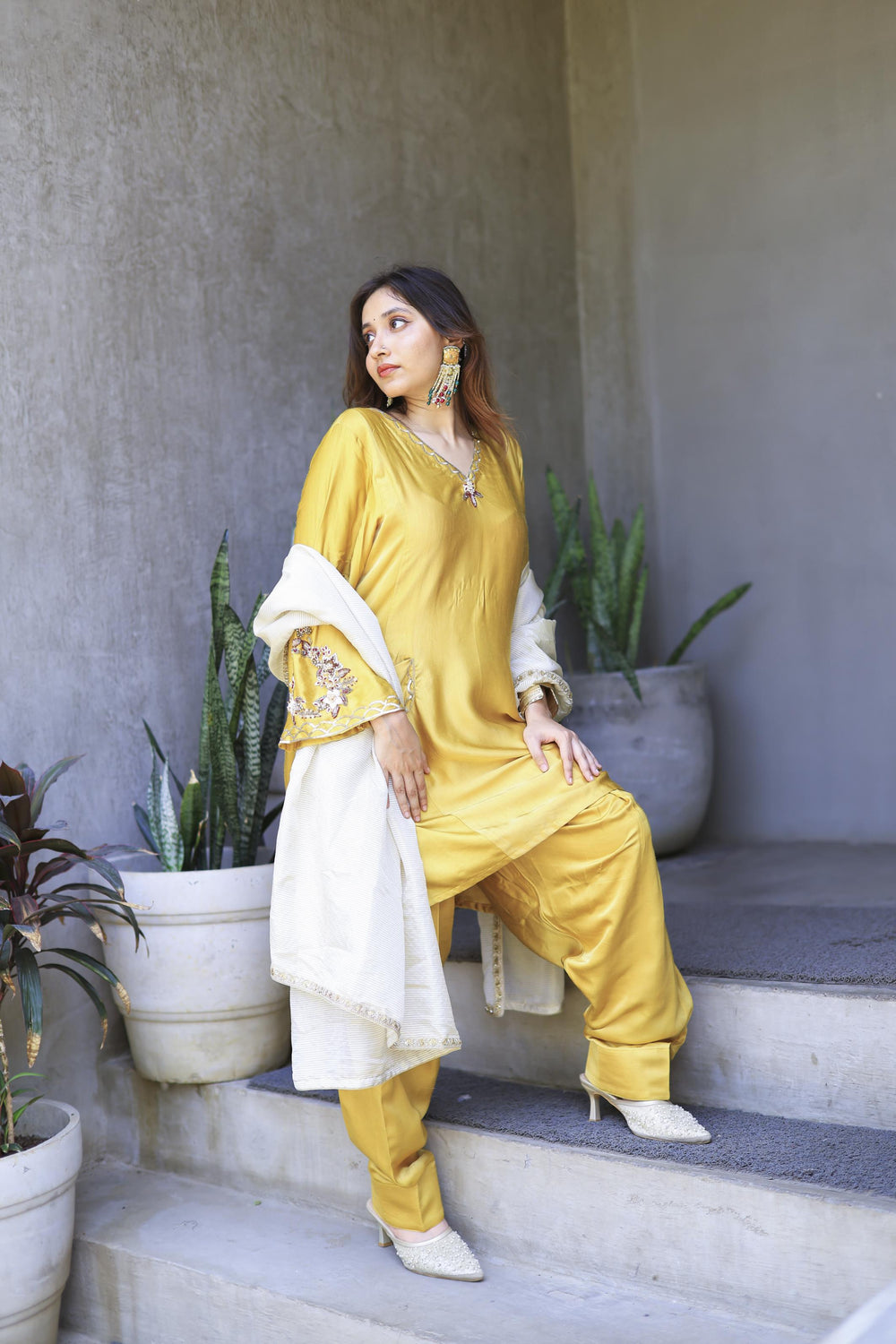 The Omna Women Meher Farshi set