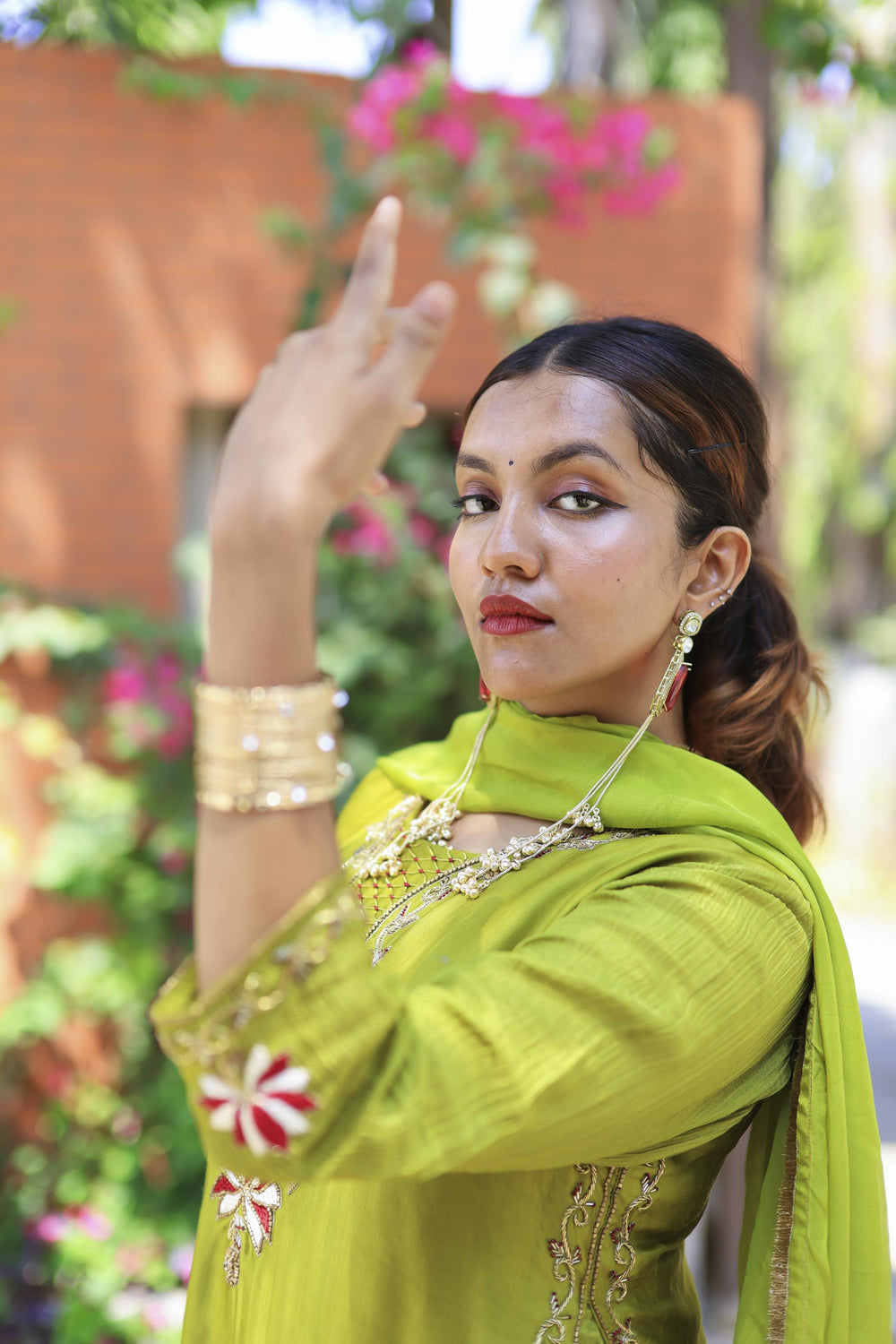 The Omna Women  Zareen Mehfil suit set