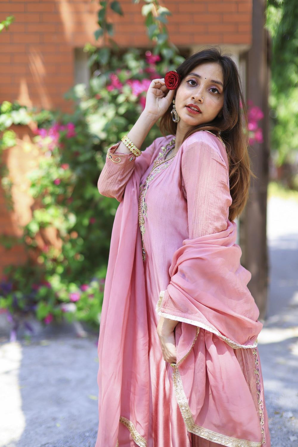 The Omna Women Zareen Mehfil suit set