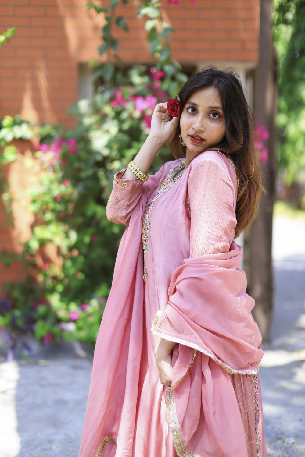 The Omna Women Zareen Mehfil suit set