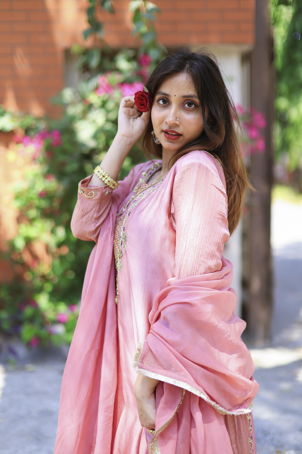 The Omna Women Zareen Mehfil suit set