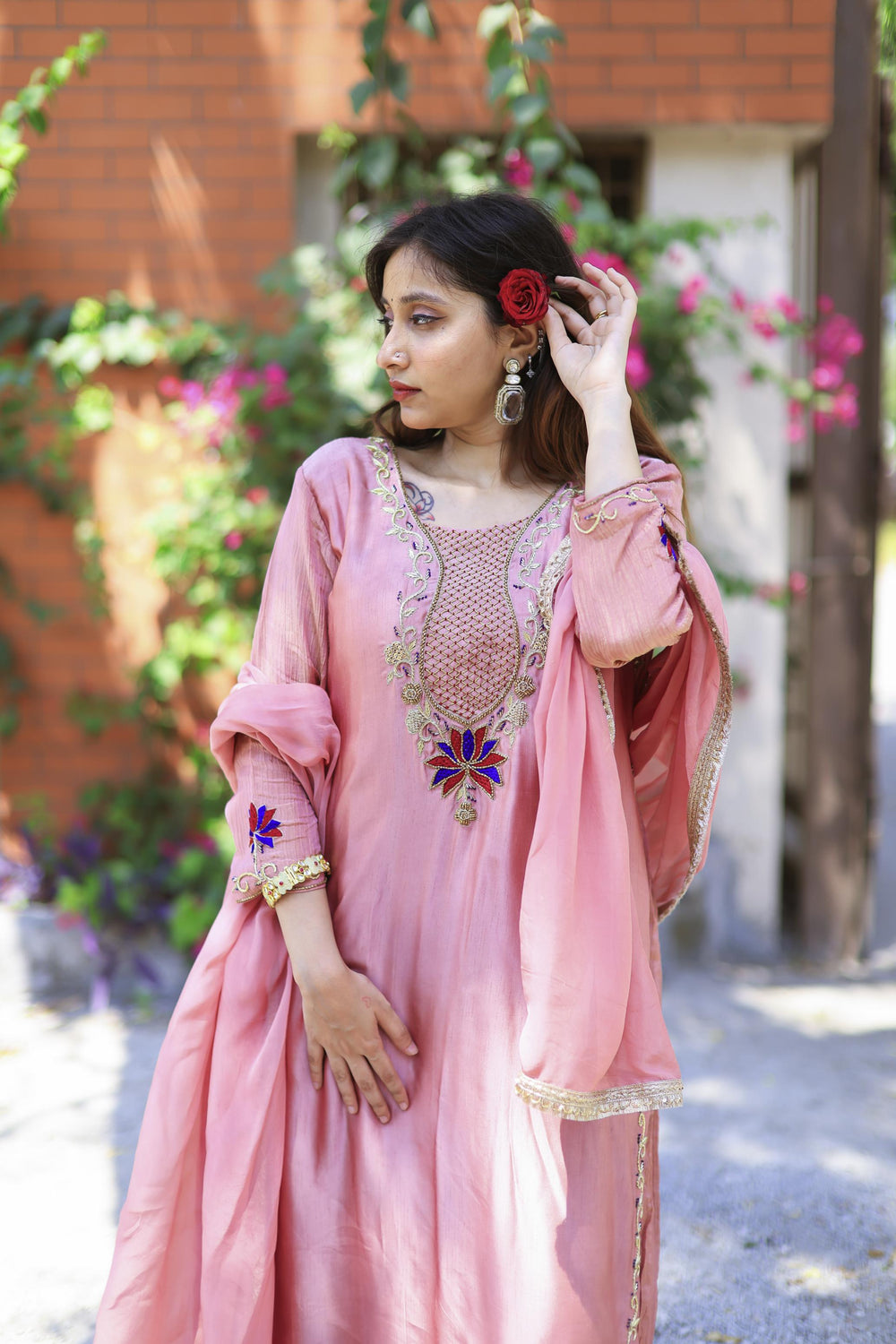 The Omna Women Zareen Mehfil suit set