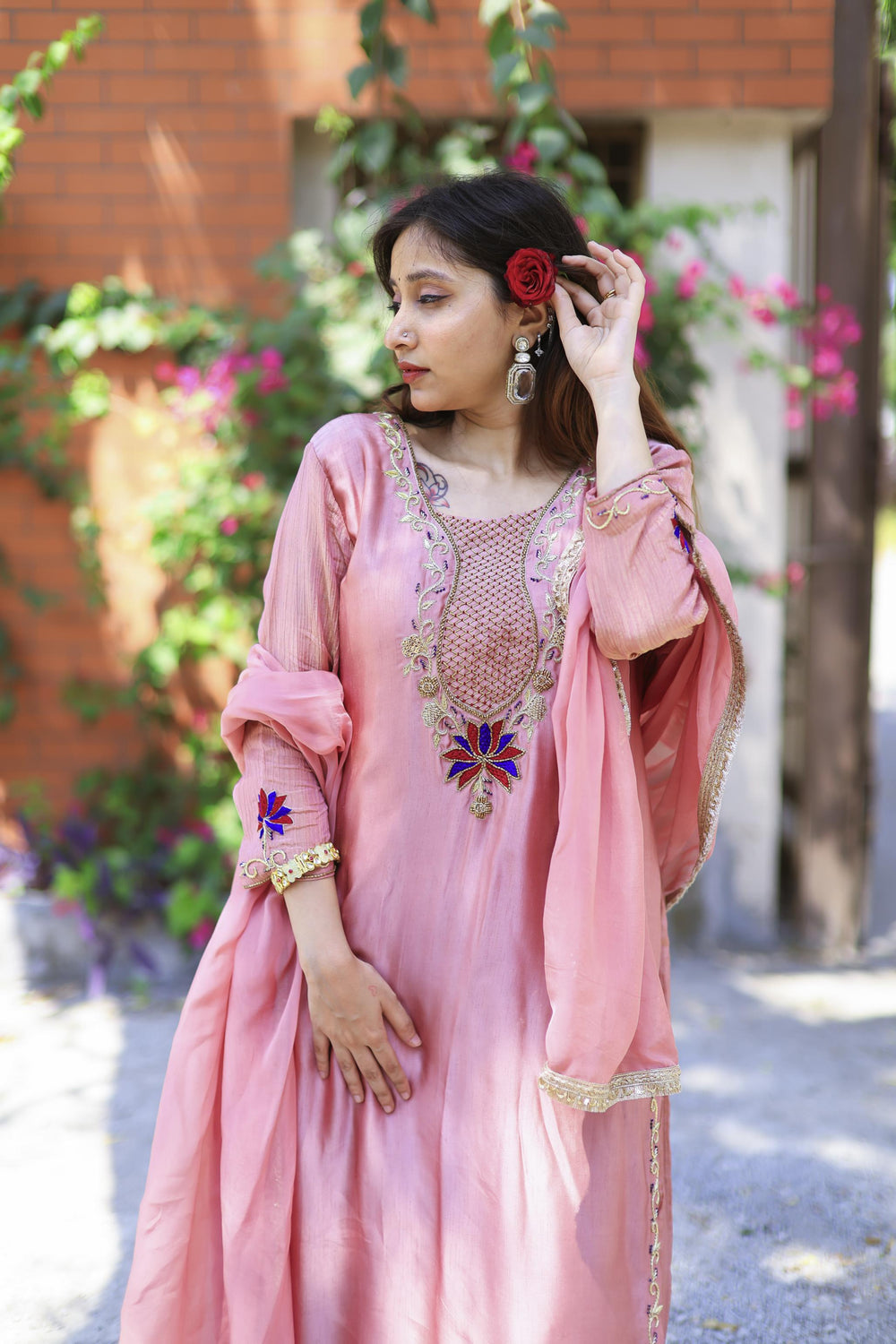 The Omna Women Zareen Mehfil suit set
