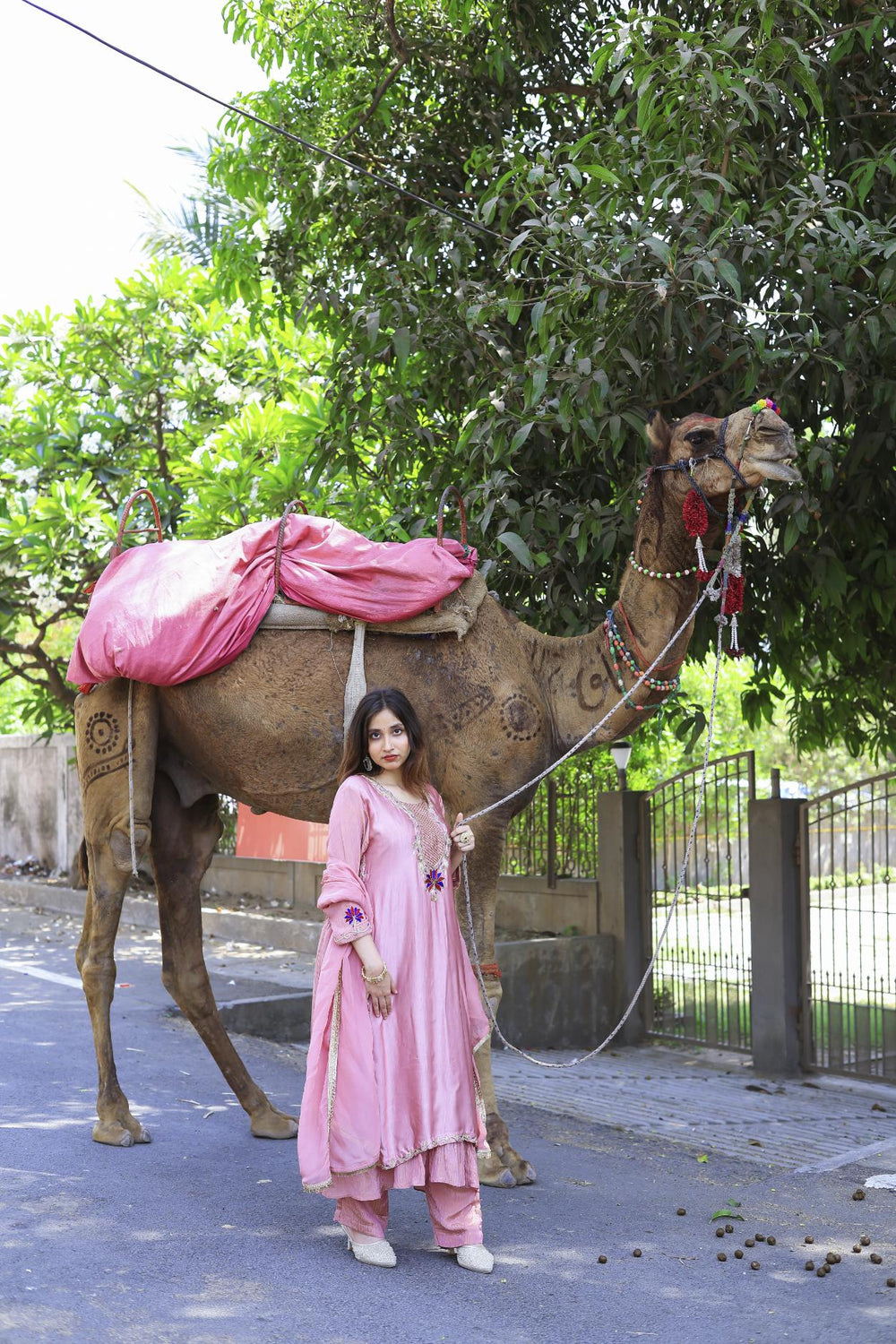 The Omna Women Zareen Mehfil suit set