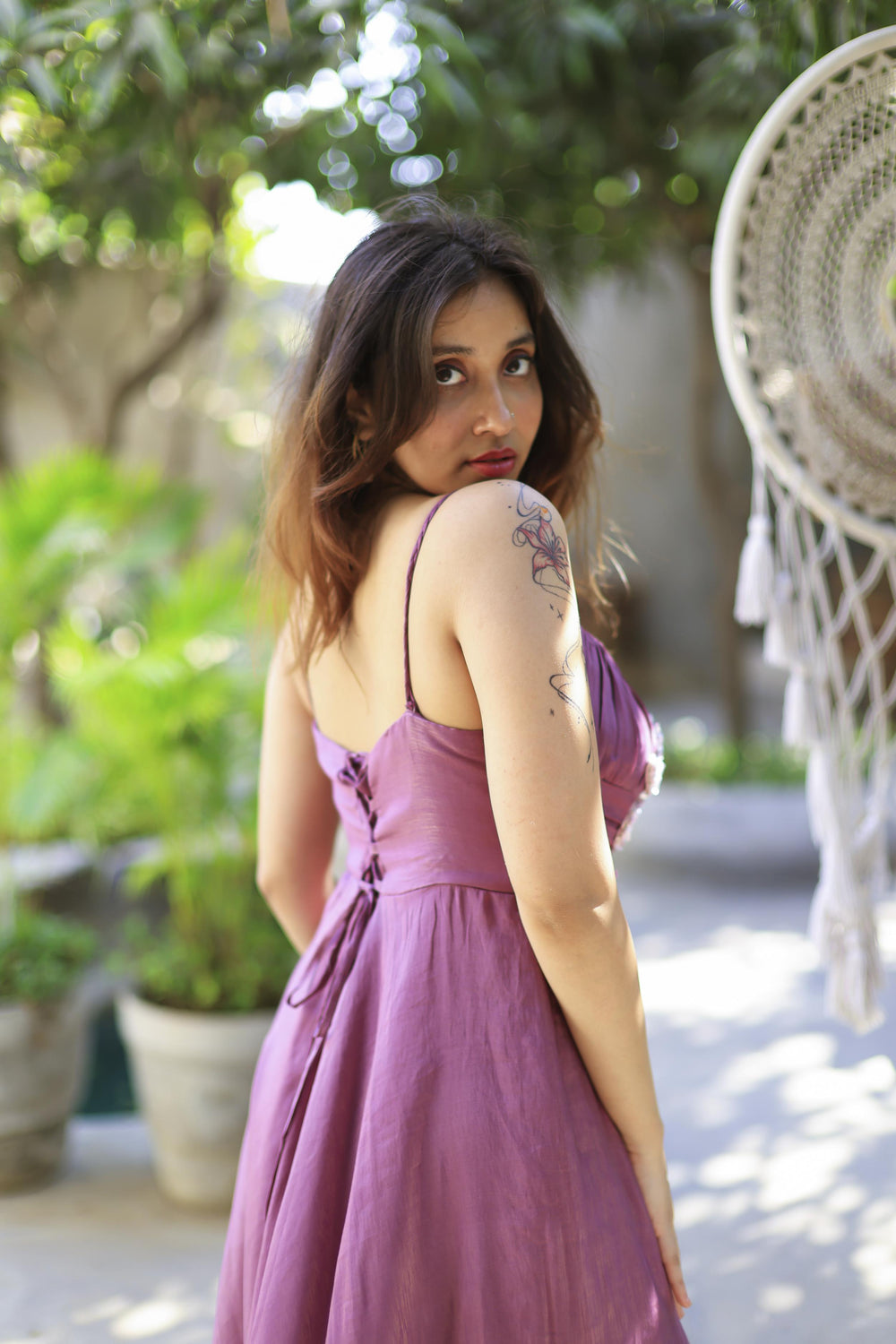 The Omna Women Gulnaar Drape Gown